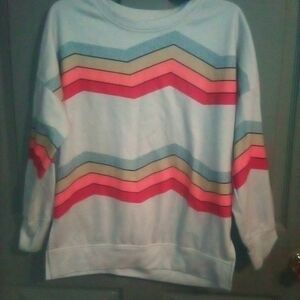 Striped Chevron Sweatshirt